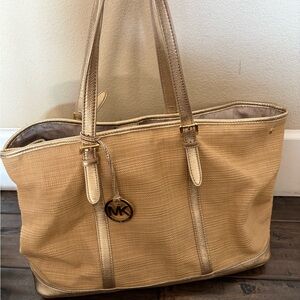 Michael Kors Metallic Gold Handbag
